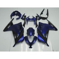 Azul Negro Carenado Moto Kawasaki ZX 300R 13-16