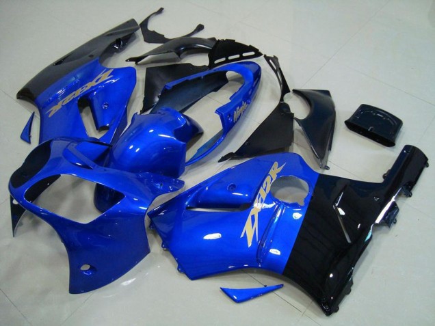 Azul Negro Carenado Moto Kawasaki ZX12R 00-01 Azul Negro Carenado Moto Kawasaki ZX12R 00-01