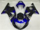 Azul Negro Carenado Moto Suzuki GSXR 1000 K1 00-02