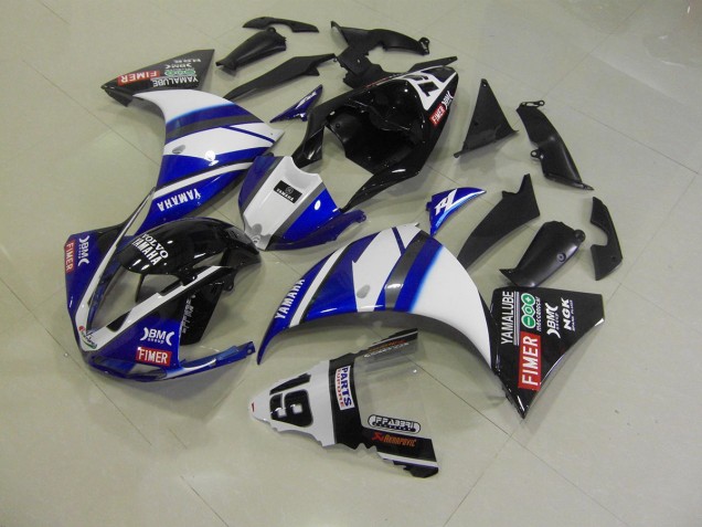 Azul Negro Carenado Moto Yamaha R1 12-14 Azul Negro Carenado Moto Yamaha R1 12-14
