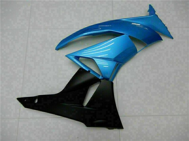 Azul Negro Kit ABS Carenado Motocicleta Kawasaki ZX6R 09-12 Azul Negro Kit ABS Carenado Motocicleta Kawasaki ZX6R 09-12