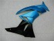 Azul Negro Kit ABS Carenado Motocicleta Kawasaki ZX6R 09-12 Azul Negro Kit ABS Carenado Motocicleta Kawasaki ZX6R 09-12