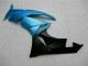 Azul Negro Kit ABS Carenado Motocicleta Kawasaki ZX6R 09-12 Azul Negro Kit ABS Carenado Motocicleta Kawasaki ZX6R 09-12