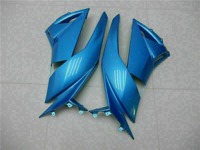 Azul Negro Kit ABS Carenado Motocicleta Kawasaki ZX6R 09-12 Azul Negro Kit ABS Carenado Motocicleta Kawasaki ZX6R 09-12