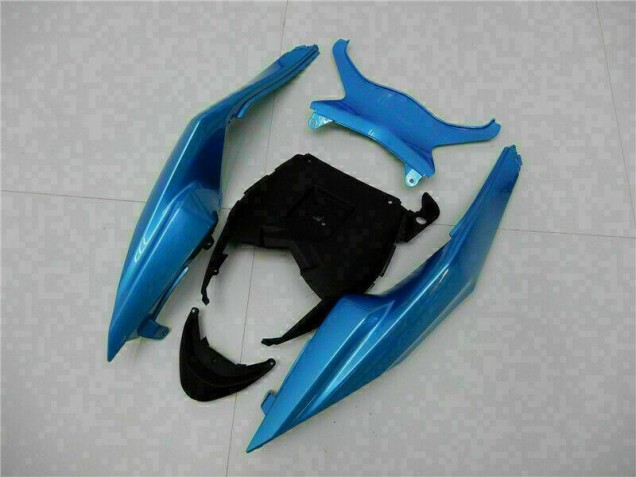 Azul Negro Kit ABS Carenado Motocicleta Kawasaki ZX6R 09-12 Azul Negro Kit ABS Carenado Motocicleta Kawasaki ZX6R 09-12