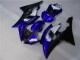Azul Negro Kit Completo Carenado Moto Yamaha R6 08-16 Azul Negro Kit Completo Carenado Moto Yamaha R6 08-16