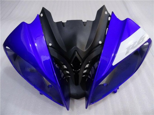 Azul Negro Kit Completo Carenado Moto Yamaha R6 08-16 Azul Negro Kit Completo Carenado Moto Yamaha R6 08-16