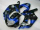 Azul Negro Kits Completo Carenado Moto ABS Suzuki GSXR 600 / 750 K1 K2 K3 01-03 Azul Negro Kits Completo Carenado Moto ABS Suzuki GSXR 600 / 750 K1 K2 K3 01-03