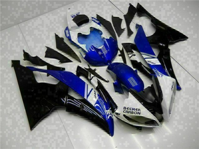 Azul Negro Kits Completo Carenado Moto ABS Yamaha R6 08-16 Azul Negro Kits Completo Carenado Moto ABS Yamaha R6 08-16