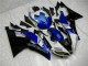 Azul Negro Kits Completo Carenado Moto ABS Yamaha R6 08-16 Azul Negro Kits Completo Carenado Moto ABS Yamaha R6 08-16