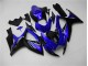 Azul Negro Kits Completo Carenado Moto Suzuki GSXR 600 / 750 K6 06-07 Azul Negro Kits Completo Carenado Moto Suzuki GSXR 600 / 750 K6 06-07