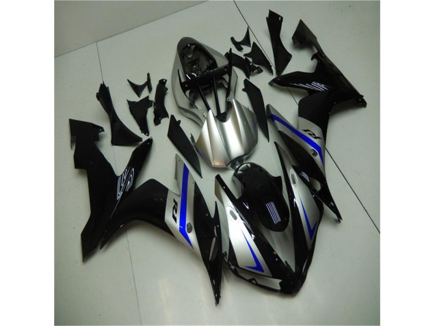 Azul Negro Plata Carenado Moto Yamaha R1 04-06 Azul Negro Plata Carenado Moto Yamaha R1 04-06