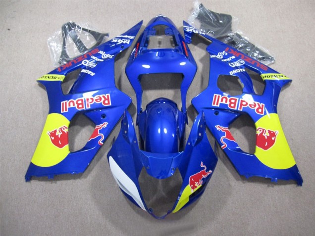 Azul Red Bull Carenado Moto Suzuki GSXR 1000 K3 03-04 Azul Red Bull Carenado Moto Suzuki GSXR 1000 K3 03-04