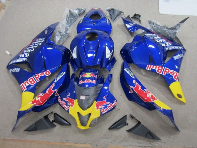 Azul Red Bull Carrocería Motocicletas Honda CBR 600 RR 09-12 Azul Red Bull Carrocería Motocicletas Honda CBR 600 RR 09-12