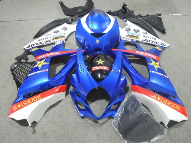 Azul Rockstar Carenado Moto Suzuki GSXR 1000 K7 07-08 Azul Rockstar Carenado Moto Suzuki GSXR 1000 K7 07-08