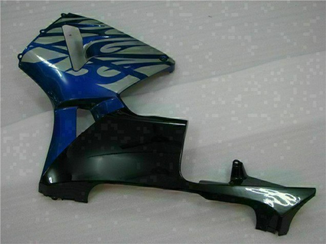 Azul con Plata Llama Carenado Moto Honda CBR 600 RR 03-04