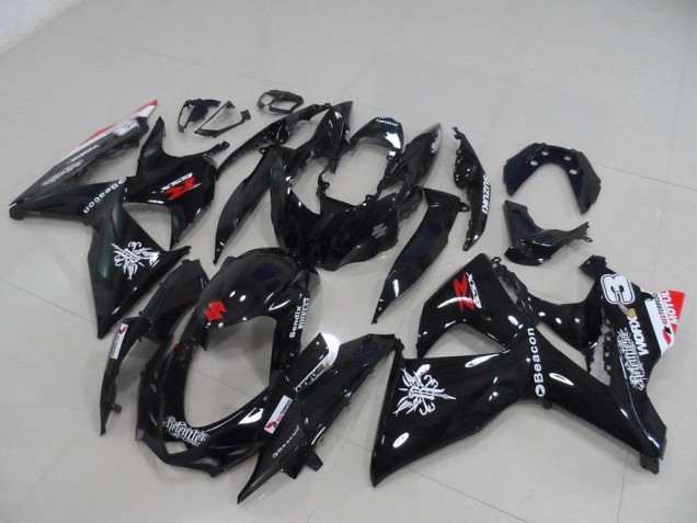 Bacon Negro Carenado Moto Suzuki GSXR 1000 K9 09-16 Bacon Negro Carenado Moto Suzuki GSXR 1000 K9 09-16