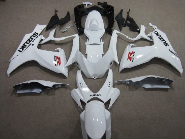 Blanco ABS Kits Carenado Moto Suzuki GSXR 600 K6 06-07 Blanco ABS Kits Carenado Moto Suzuki GSXR 600 K6 06-07