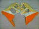 Blanco Amarillo Llama Carenado Moto Kawasaki ZX6R 00-02 Blanco Amarillo Llama Carenado Moto Kawasaki ZX6R 00-02