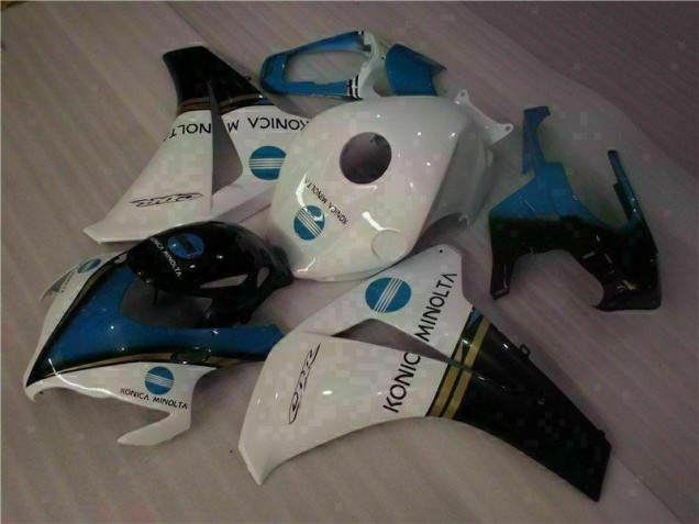 Blanco Azul ABS Moto Plástica Honda CBR 1000 RR 08-11 Blanco Azul ABS Moto Plástica Honda CBR 1000 RR 08-11