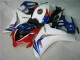 Blanco Azul ABS Moto Plástico Honda CBR 1000 RR 08-11 Blanco Azul ABS Moto Plástico Honda CBR 1000 RR 08-11