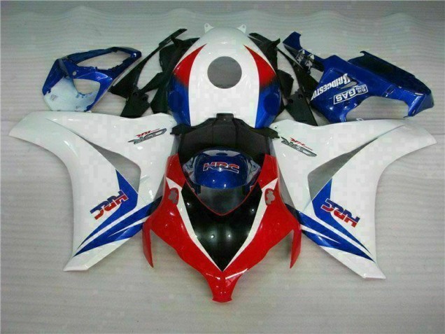 Blanco Azul ABS Moto Plástico Honda CBR 1000 RR 08-11 Blanco Azul ABS Moto Plástico Honda CBR 1000 RR 08-11