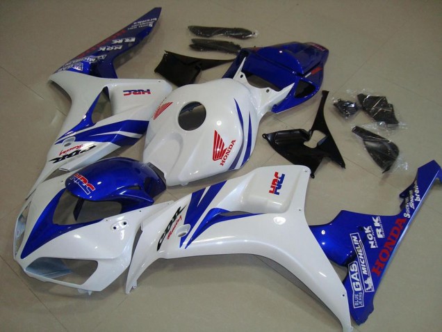 Blanco & Azul Carenado Moto Honda CBR 1000 RR 06-07 Blanco & Azul Carenado Moto Honda CBR 1000 RR 06-07