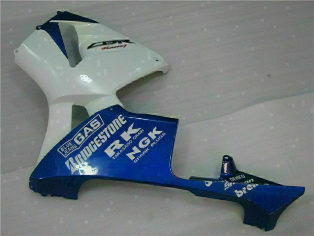 Blanco Azul Carrocería Motocicletas Honda CBR 600 RR 05-06 Blanco Azul Carrocería Motocicletas Honda CBR 600 RR 05-06