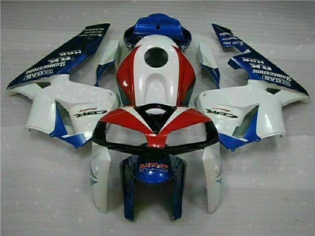 Blanco Azul Carrocería Motocicletas Honda CBR 600 RR 05-06 Blanco Azul Carrocería Motocicletas Honda CBR 600 RR 05-06