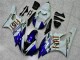 Blanco Azul Carrocería Motocicletas Yamaha R6 06-07 Blanco Azul Carrocería Motocicletas Yamaha R6 06-07
