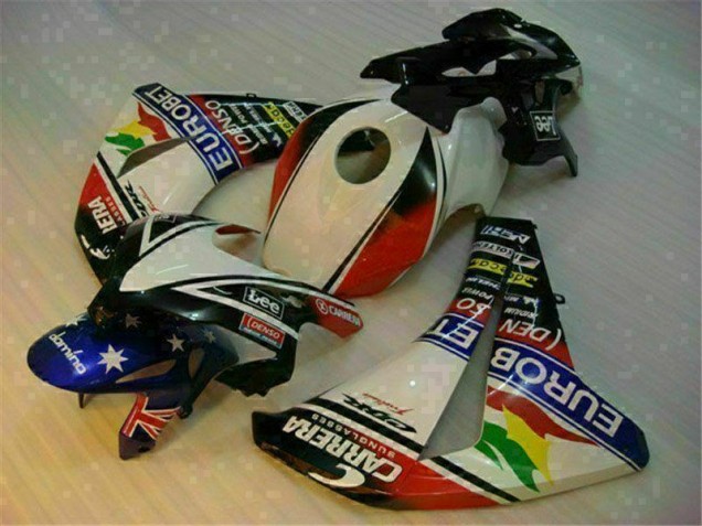 Blanco Azul Kit Carenado ABS Completo Honda CBR 1000 RR 08-11 Blanco Azul Kit Carenado ABS Completo Honda CBR 1000 RR 08-11