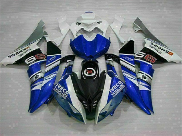 Blanco Azul Kit Carenado ABS Completo Yamaha R6 08-16 Blanco Azul Kit Carenado ABS Completo Yamaha R6 08-16