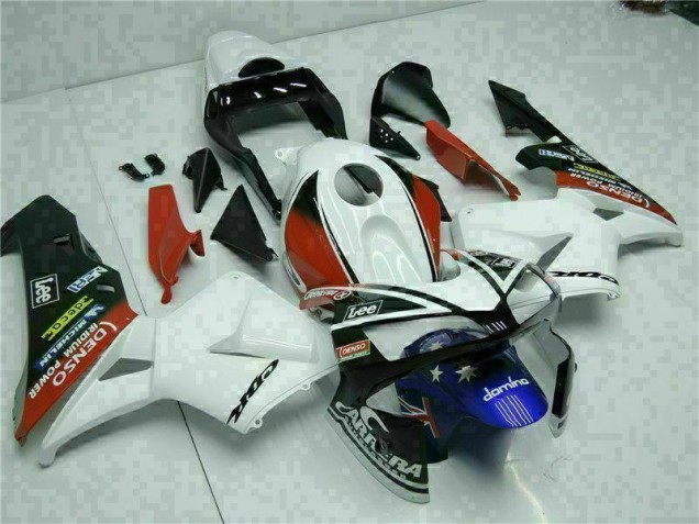 Blanco Azul Kits Completo Carenado Moto Honda CBR 600 RR 03-04 Blanco Azul Kits Completo Carenado Moto Honda CBR 600 RR 03-04