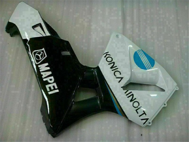 Blanco Azul Moto Plástico Honda CBR 600 RR 05-06 Blanco Azul Moto Plástico Honda CBR 600 RR 05-06