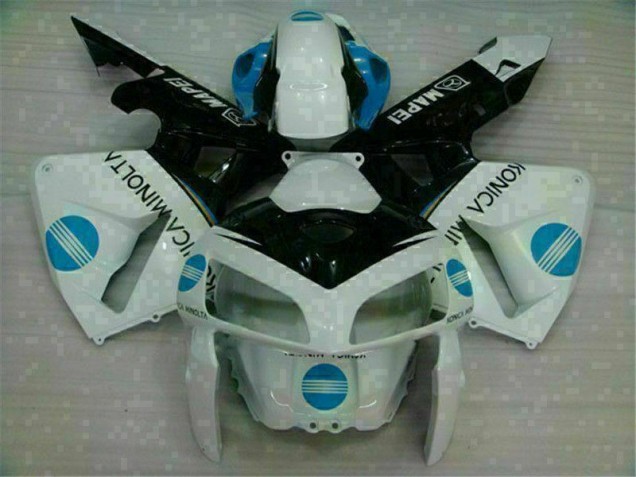 Blanco Azul Moto Plástico Honda CBR 600 RR 05-06 Blanco Azul Moto Plástico Honda CBR 600 RR 05-06