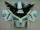 Blanco Azul Moto Plástico Honda CBR 600 RR 05-06 Blanco Azul Moto Plástico Honda CBR 600 RR 05-06