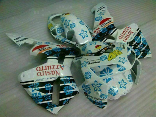 Blanco Azul Nastro Azzurro 46 ABS Moto Plástico Honda CBR 600 RR 05-06 Blanco Azul Nastro Azzurro 46 ABS Moto Plástico Honda CBR 600 RR 05-06