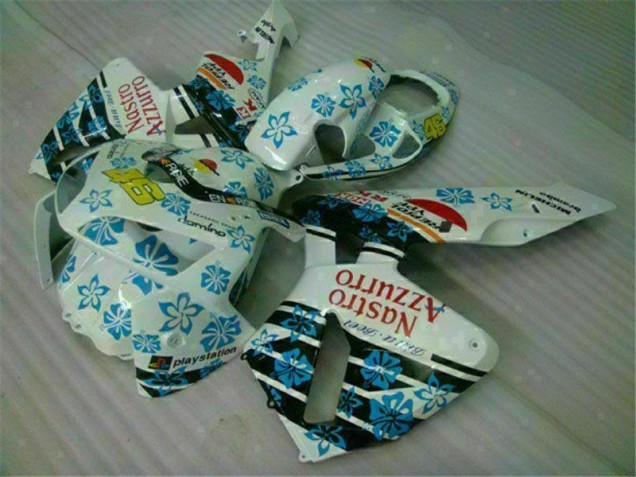 Blanco Azul Nastro Azzurro 46 ABS Moto Plástico Honda CBR 600 RR 05-06 Blanco Azul Nastro Azzurro 46 ABS Moto Plástico Honda CBR 600 RR 05-06