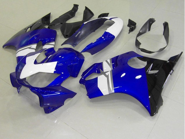Blanco Azul Negro Carenado Moto Honda CBR 600 F4i 04-07 Blanco Azul Negro Carenado Moto Honda CBR 600 F4i 04-07