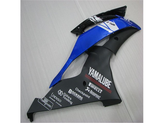 Blanco Azul Negro Carenado Moto Yamaha R6 08-16 Blanco Azul Negro Carenado Moto Yamaha R6 08-16