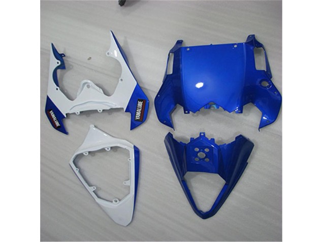Blanco Azul Negro Carenado Moto Yamaha R6 08-16 Blanco Azul Negro Carenado Moto Yamaha R6 08-16