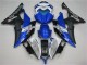 Blanco Azul Negro Carenado Moto Yamaha R6 08-16 Blanco Azul Negro Carenado Moto Yamaha R6 08-16