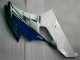 Blanco Azul Plástico Moto Yamaha R6 06-07 Blanco Azul Plástico Moto Yamaha R6 06-07