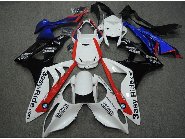 Blanco Azul Rojo Carenado Moto BMW S1000RR 09-14 Blanco Azul Rojo Carenado Moto BMW S1000RR 09-14