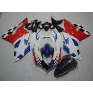 Blanco Azul Rojo Carenado Moto Ducati 1199 11-14