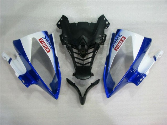 Blanco Azul Sterilgarda Volvo Carenado Moto Yamaha R6 08-16 Blanco Azul Sterilgarda Volvo Carenado Moto Yamaha R6 08-16