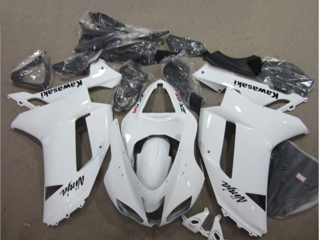 Blanco Carenado Moto Kawasaki ZX6R 07-08 Blanco Carenado Moto Kawasaki ZX6R 07-08