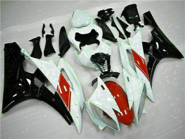 Blanco Carrocería Motocicletas Yamaha R6 06-07 Blanco Carrocería Motocicletas Yamaha R6 06-07