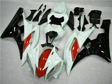 Blanco Carrocería Motocicletas Yamaha R6 06-07