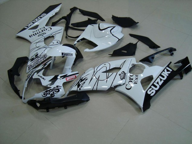 Blanco Corona Carenado Moto Suzuki GSXR 1000 K5 05-06 Blanco Corona Carenado Moto Suzuki GSXR 1000 K5 05-06